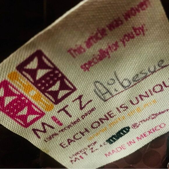 Mitz M&M Unique Hand Woven Clutch Handbag - Picture 10 of 11